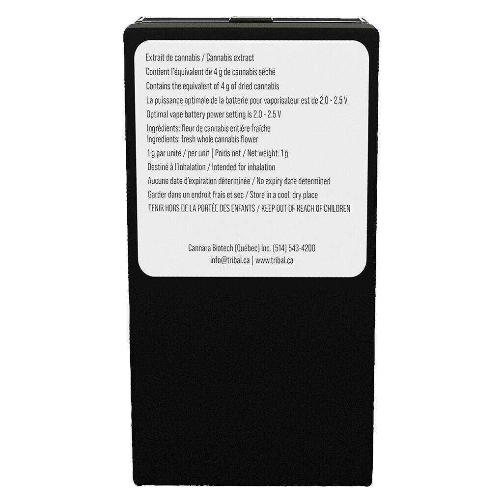 Porto Leche Live Resin 510 1g by Tribal