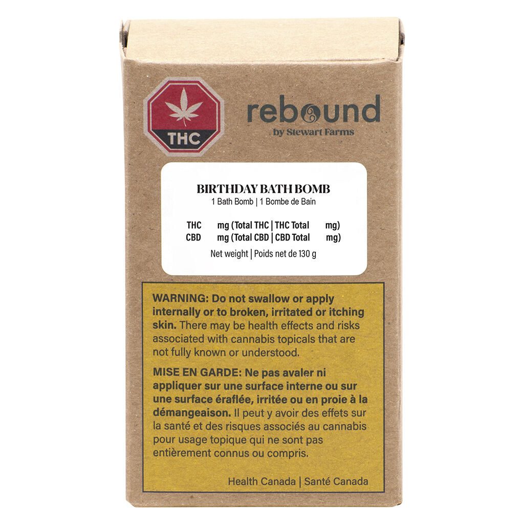 Birthday Bath Bomb 130g by Stewart Farms