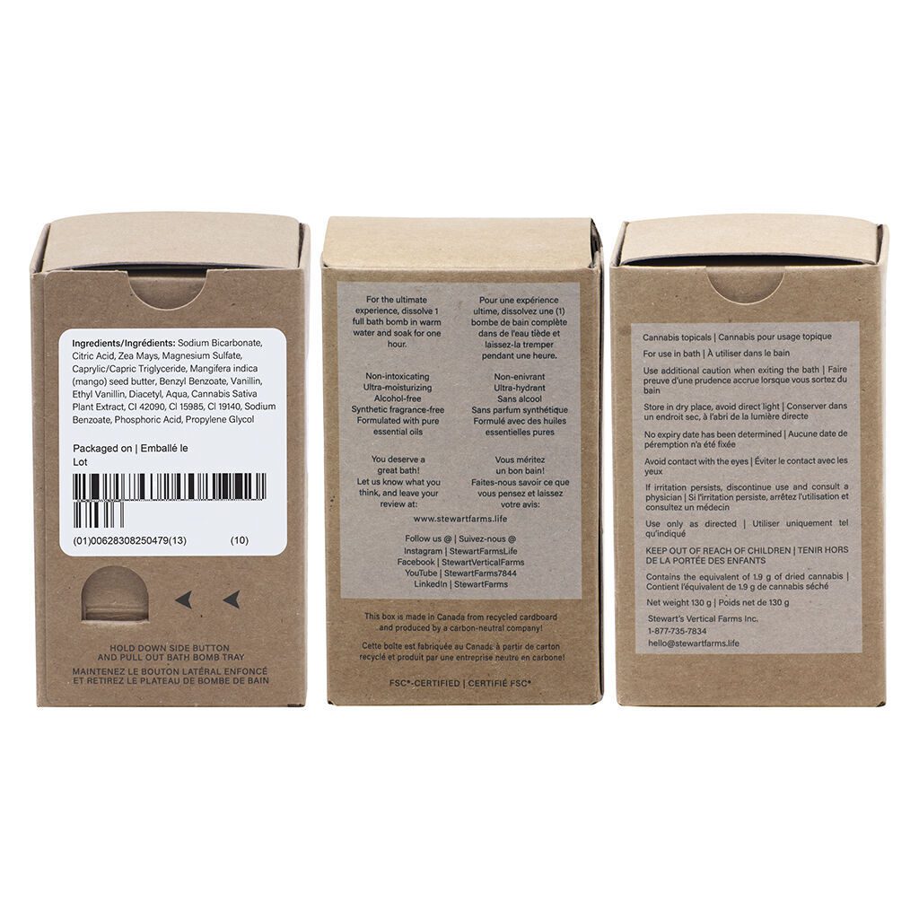 Birthday Bath Bomb 130g by Stewart Farms