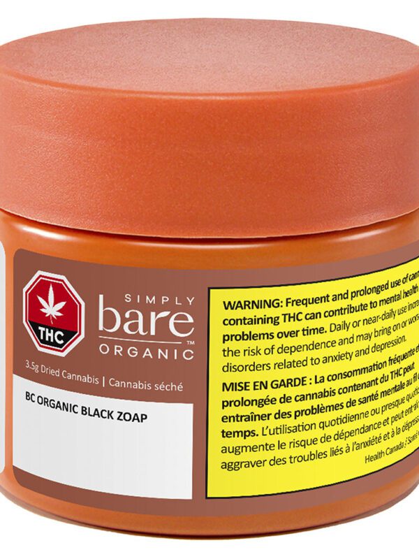 BC Organic Black Zoap 3.5g by Simply Bare