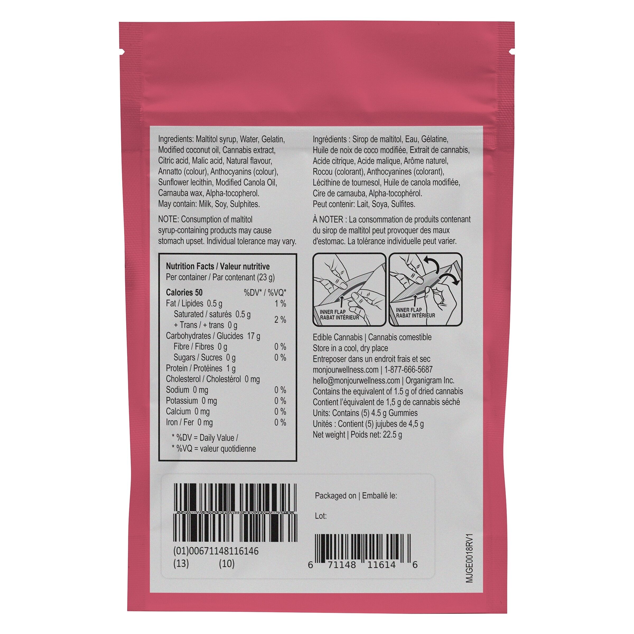 Orchard Medley Soft Chews 5 Pack <br>CBD <br>30mg CBD - Image 3