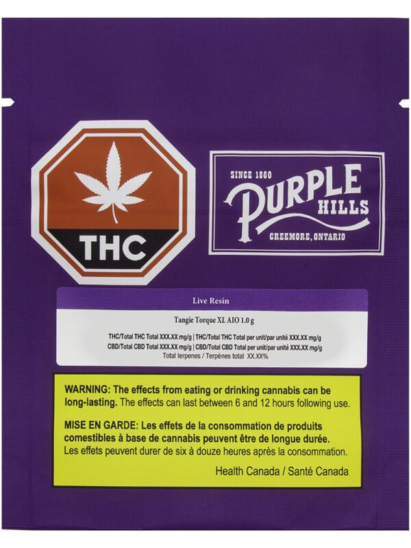Tangie Torque Live Resin 1g AIO by Purple Hills