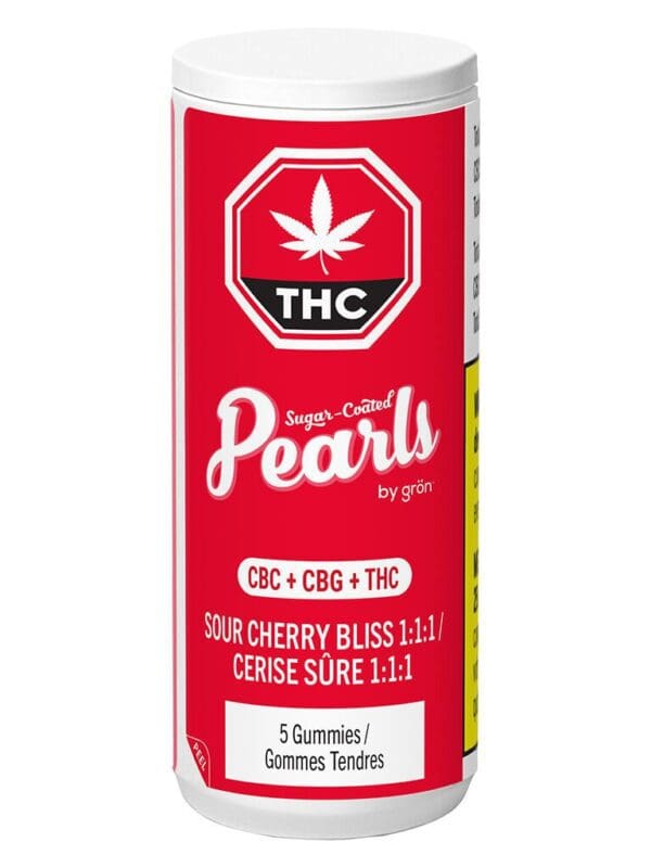 Sour Cherry Bliss 1:1:1 5 Pack Soft Chews by Pearls