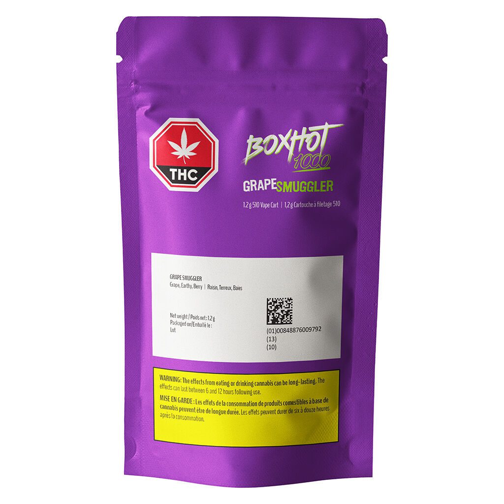 Grape Smuggler 510 1.2g by BOXHOT