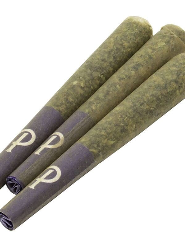 Frosted Lemons Diamond Drip Infused Pre-Rolls 3 Pack by Purple Hills