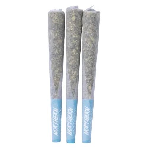 Frosted Guava Nuts Pre-Rolls 3 Pack by Northern Canna