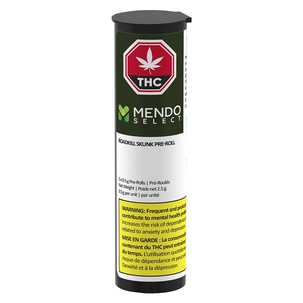Roadkill Skunk Pre-Rolls 5 Pack by Mendo