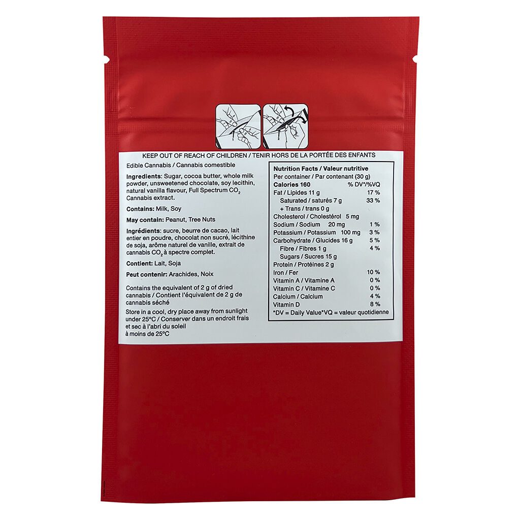 Milk Chocolate THC Bar by Balcony