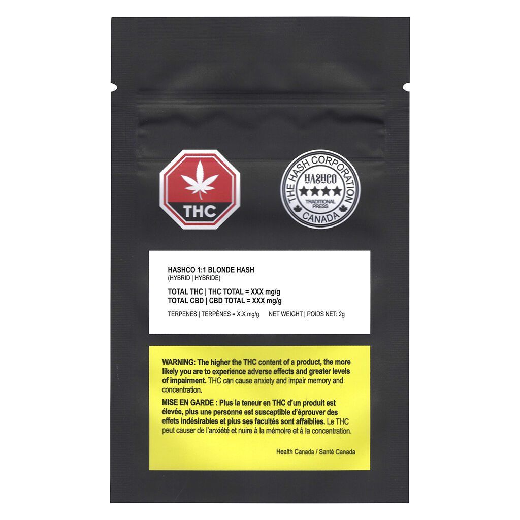 1:1 Blonde Hash 2g by HashCo