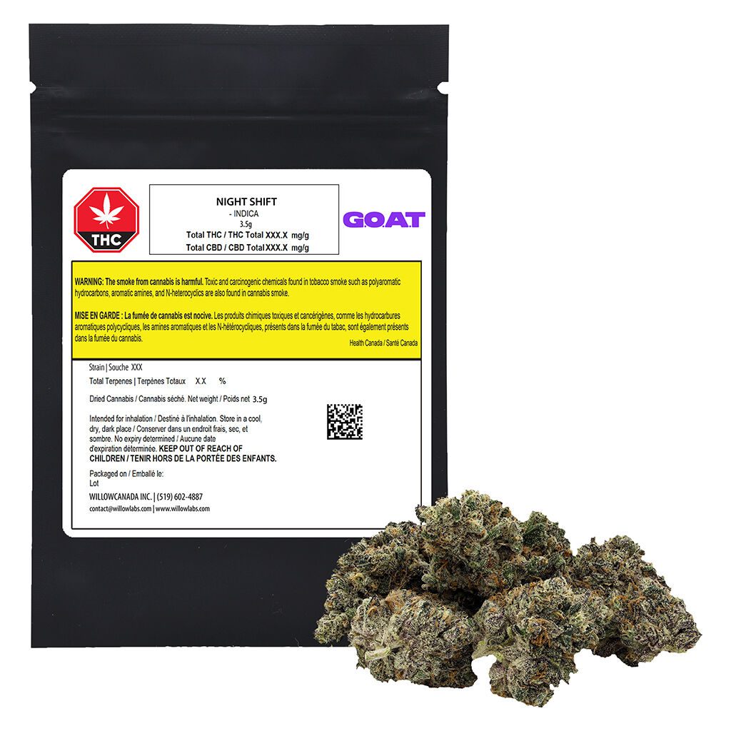 Night Shift 3.5g by G.O.A.T