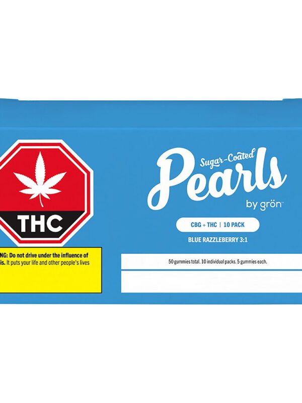 Blue Razzleberry 3:1 CBG/THC Soft Chews Pearls Sativa