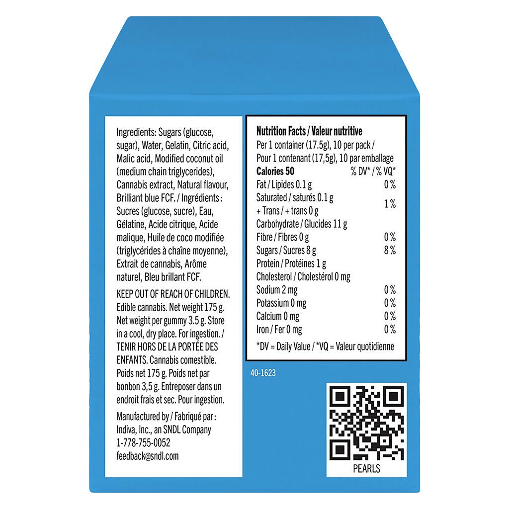 Blue Razzleberry 3:1 CBG/THC Soft Chews 50 Pack <br>Sativa <br>100mg THC | 300mg CBG - Image 3