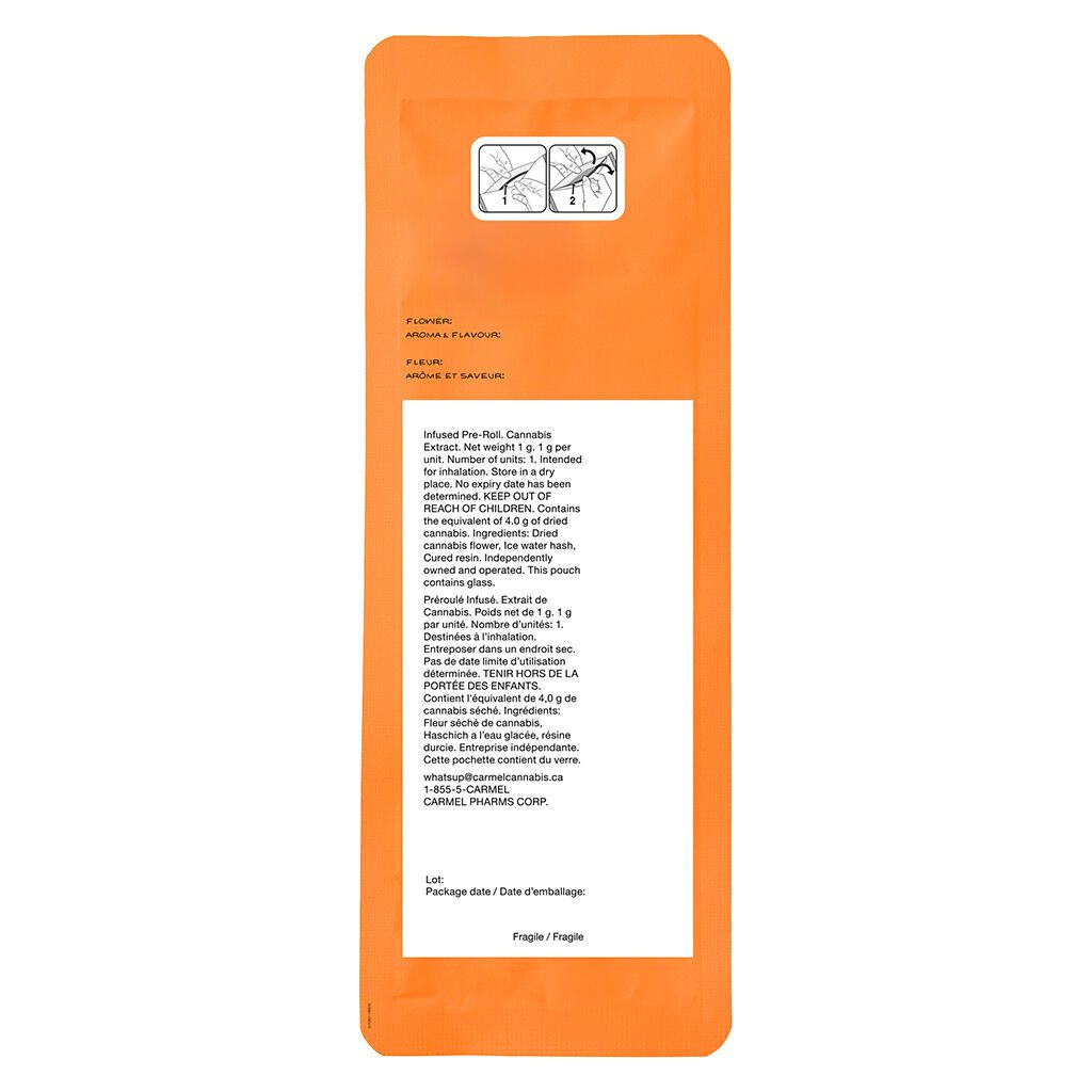 Inside Joke Ceramic Tip Infused Pre-Roll Single by Carmel