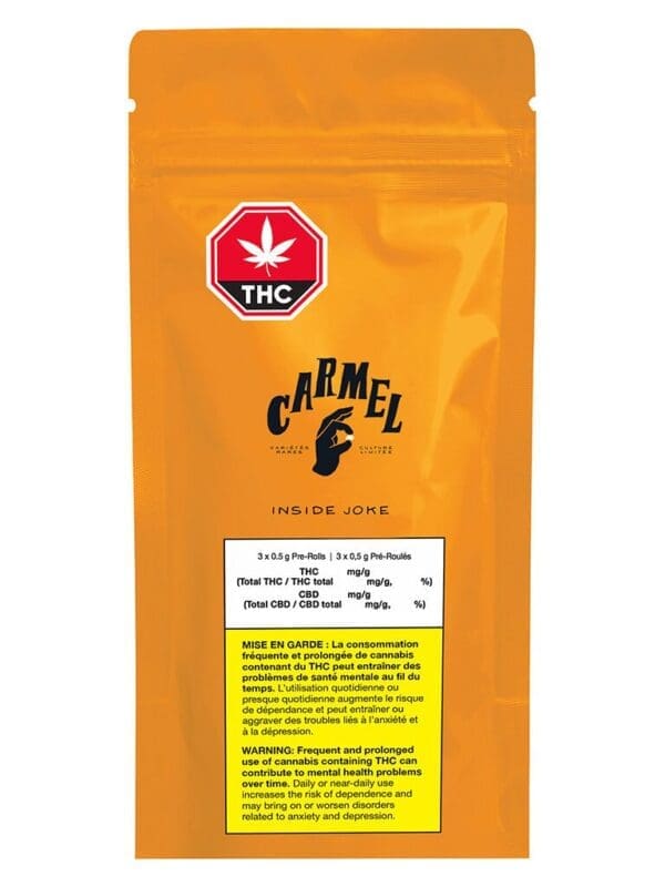 Inside Joke Pre-Roll 3 Pack Carmel