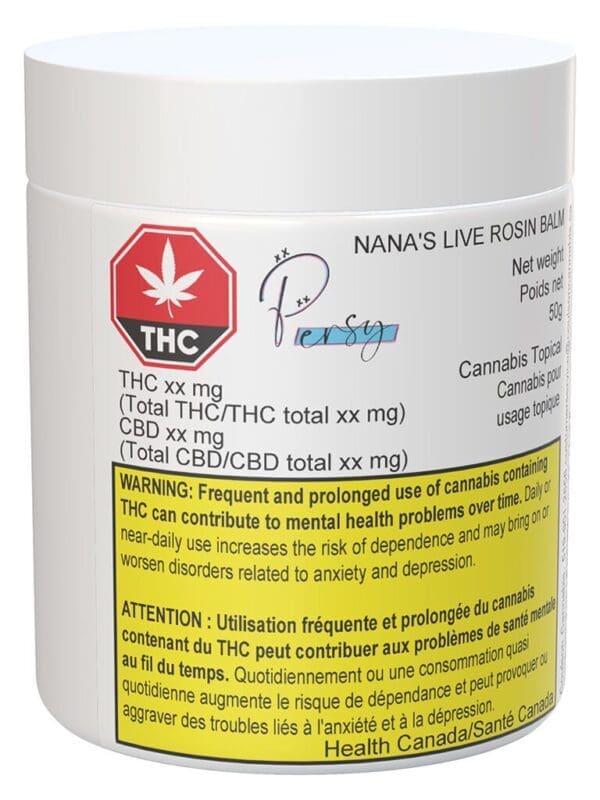 Nana's Live Rosin Balm by Persy