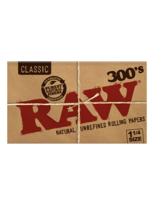 Raw Classic Natural Papers 1 1/4 Size -  300 Pack
