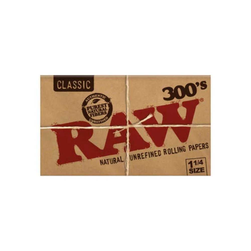 Raw Classic Natural Papers 1 1/4 Size - 300 Pack