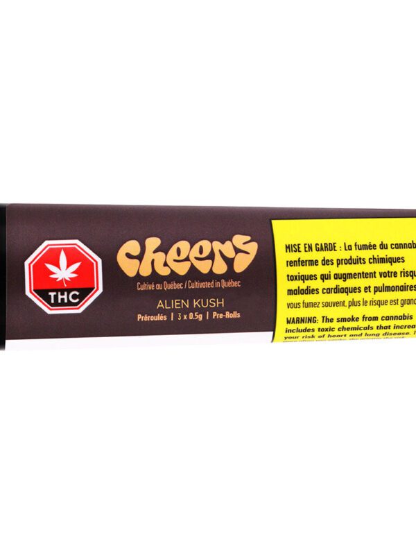 Alien Kush Pre-Rolls 3 Pack by Cheers Cannabis