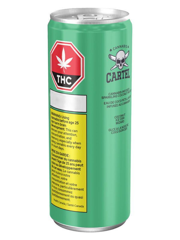 Coconut Ice Crm Wizard Soda 355ml by Cannabis Cartel