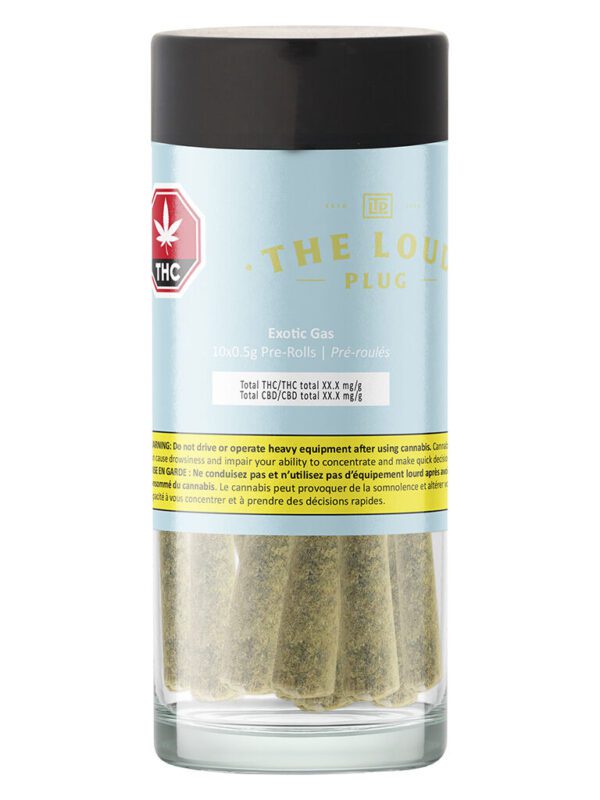 Exotic Gas Pre-Rolls 10 Pack by The Loud Plug