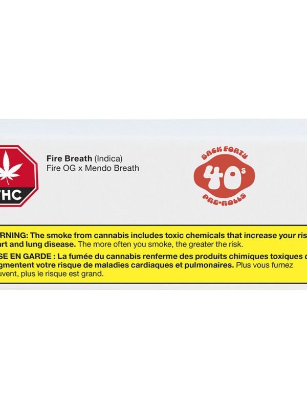 Fire Breath Pre-Rolls 10 Pack by Back Forty