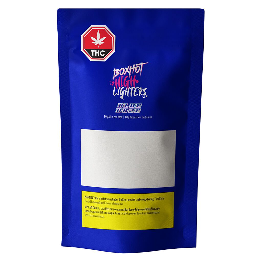 Highlighters Blue Daze 1g Disposable by BoxHot