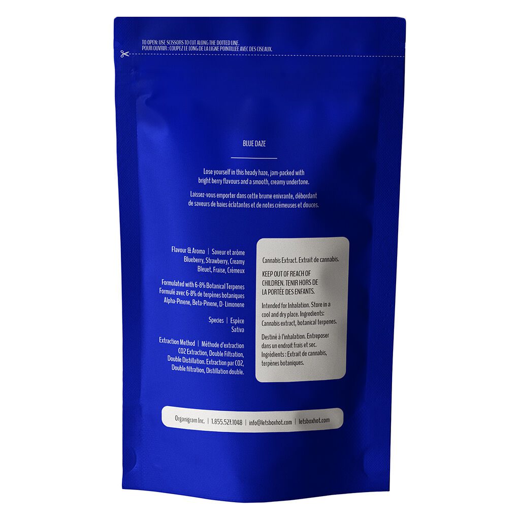 Highlighters Blue Daze 1g Disposable by BoxHot