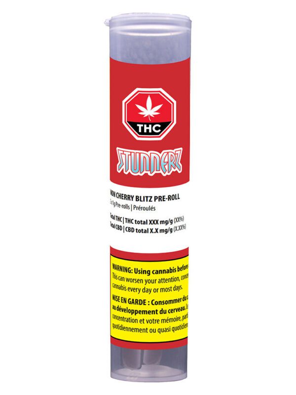 Mon Cherry Blitz Pre-Rolls 2 Pack by Stunnerz