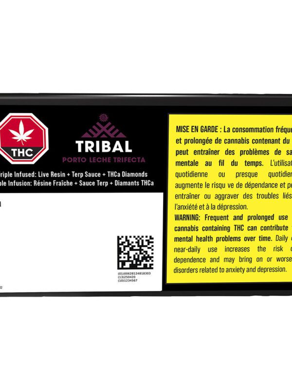 Porto Leche Trifecta Infused Pre-Rolls 3 Pack by Tribal