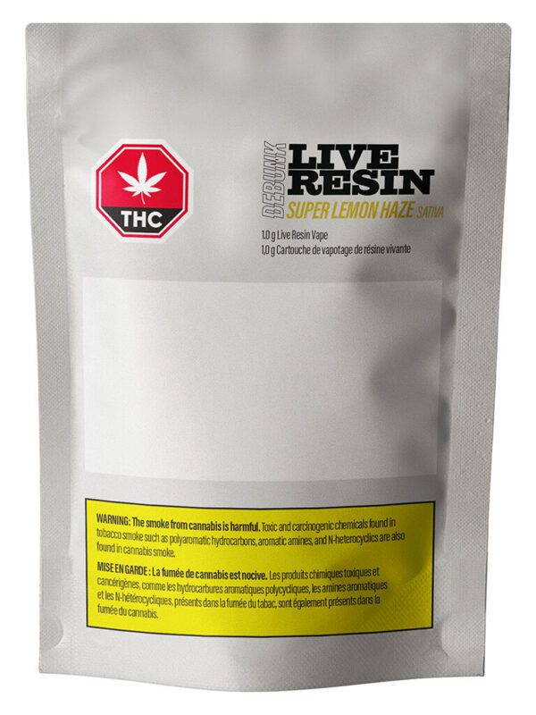 Super Lemon Haze Live Resin 510 1g by DEBUNK