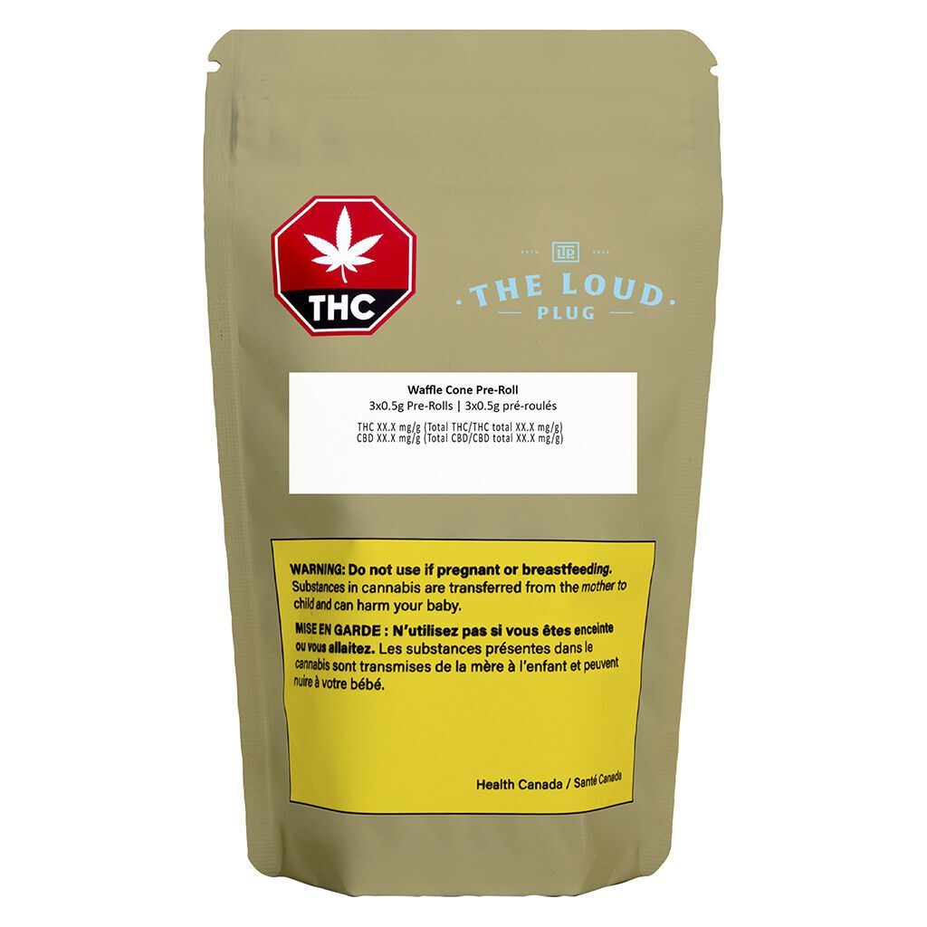 Waffle Cone Pre-Roll The Loud Plug Indica