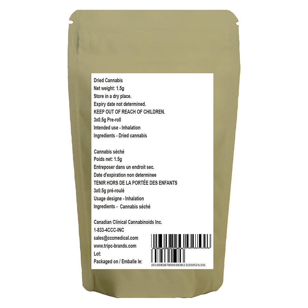 Waffle Cone Pre-Rolls 3 Pack <br>Indica <br>28.2% | 3.38% Terps - Image 3