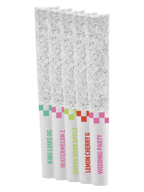 Flyers Frosted Infused Flight Pack Pre-Rolls 5 Pack by Claybourne