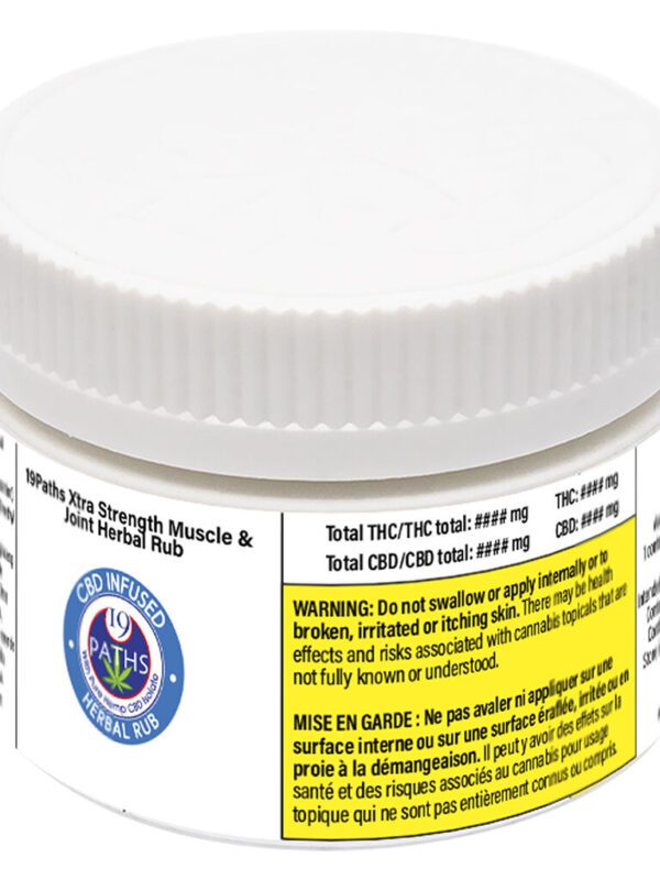Xtra Strength Muscle & Joint Herbal Rub 75ml by 19Paths