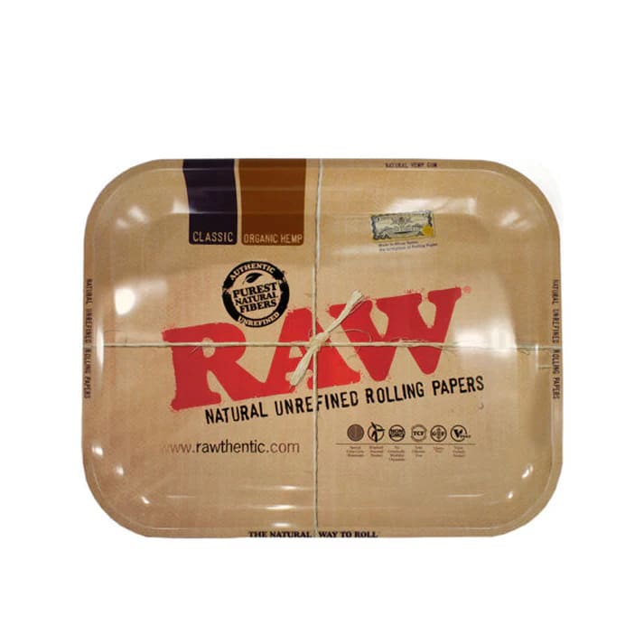 Raw Rolling Tray Tin Large 34cm X 27.5cm X 3cm