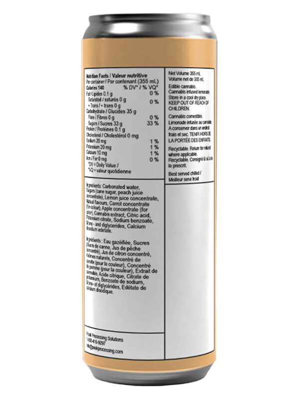 Ray's Peach Rosin Lemonade 355ml Montrose Cannabis