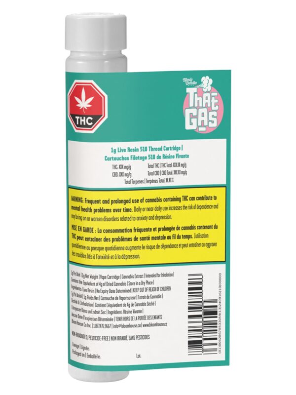 That Gas Live Resin 510 1g by Handy Dandies Hybrid Montrose Cannabis