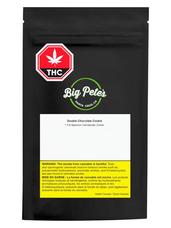 Double Chocolate Cookie 1 Pack Big Pete's Treats Montrose Cannabis