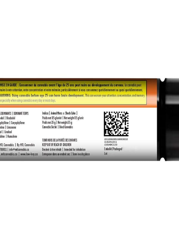 El Jefe Pre-Rolls 7 Pack LowKey MTL Indica Montrose Cannabis