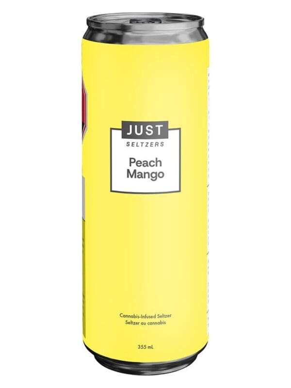 Peach Mango 355ml Just Seltzers Montrose Cannabis
