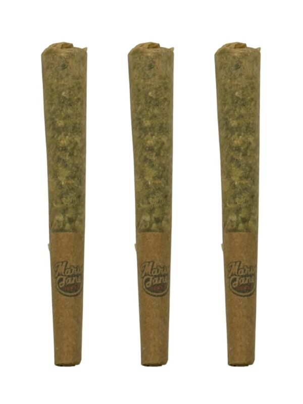 Headstone Cannabis BLK DIMD Infused Pre-Rolls 3 Pack 3x0.5g showing the premium packaging and craft cannabis quality.