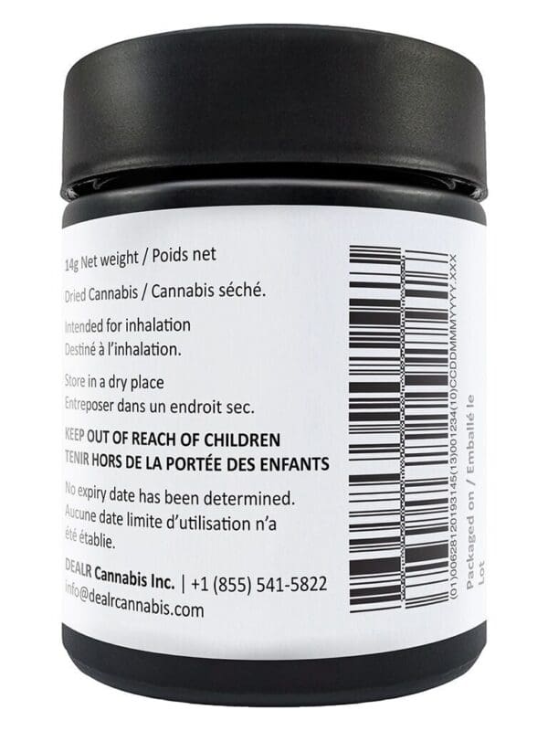 Baccarat 14g premium cannabis flower by DEALR, available for local delivery from Montrose Cannabis.