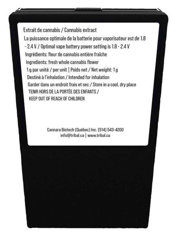 Gran Turismo Live Resin 510 1g premium indica live resin cartridge by Tribal, available for local delivery from Montrose Cannabis.