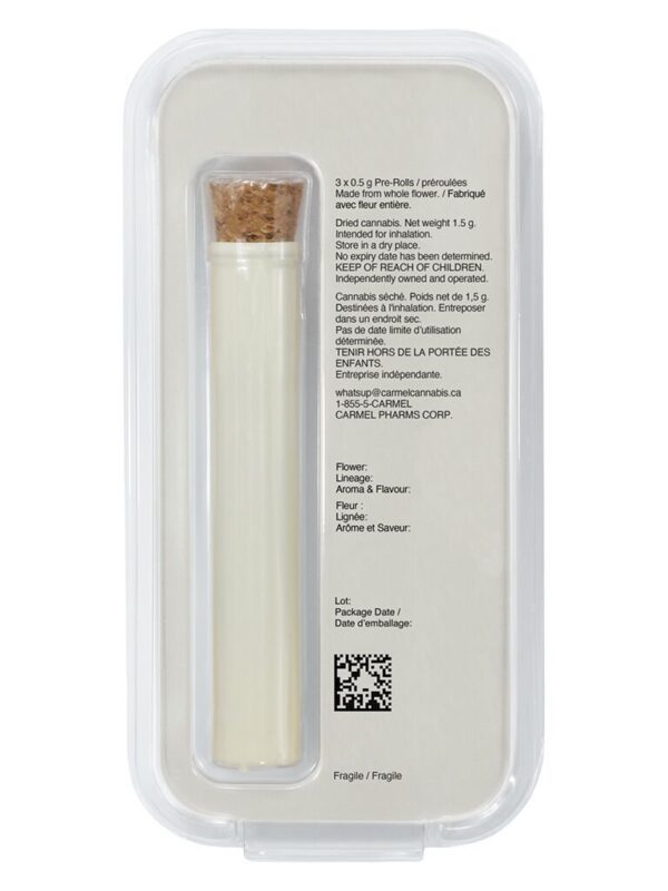 Sherbadough Pre-Rolls 3 Pack Indica Carmel Montrose Cannabis