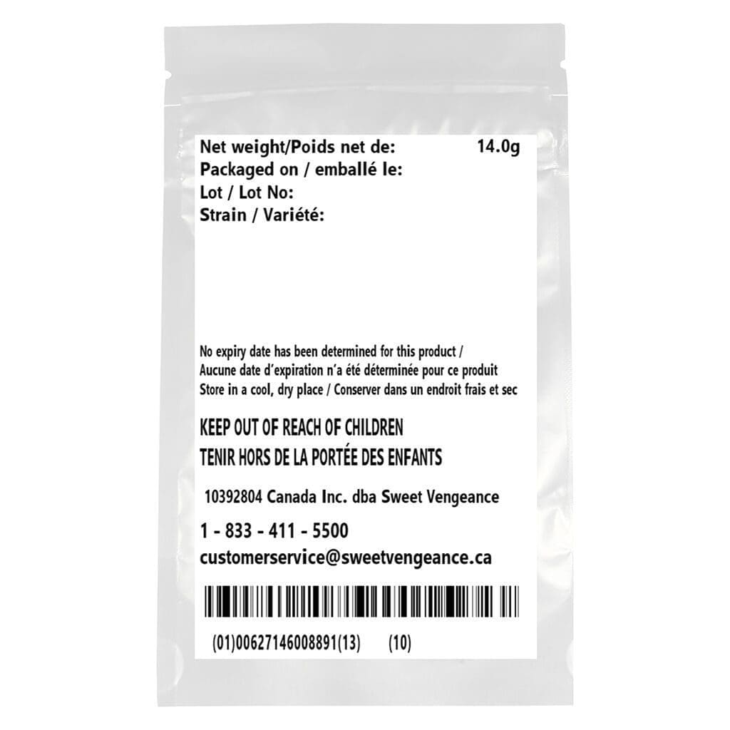 True Core Uzi 14g Sativa Big Bag featuring premium, hand-trimmed craft cannabis flower.