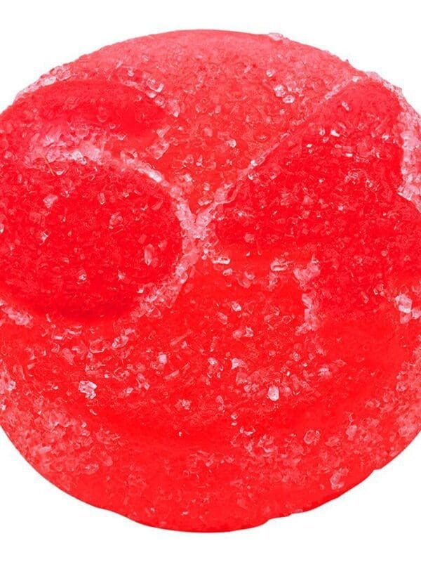 1964 Supply Co Strawberry Watermelon Live Rosin 10-pack vegan soft chew edibles close up at Montrose Cannabis