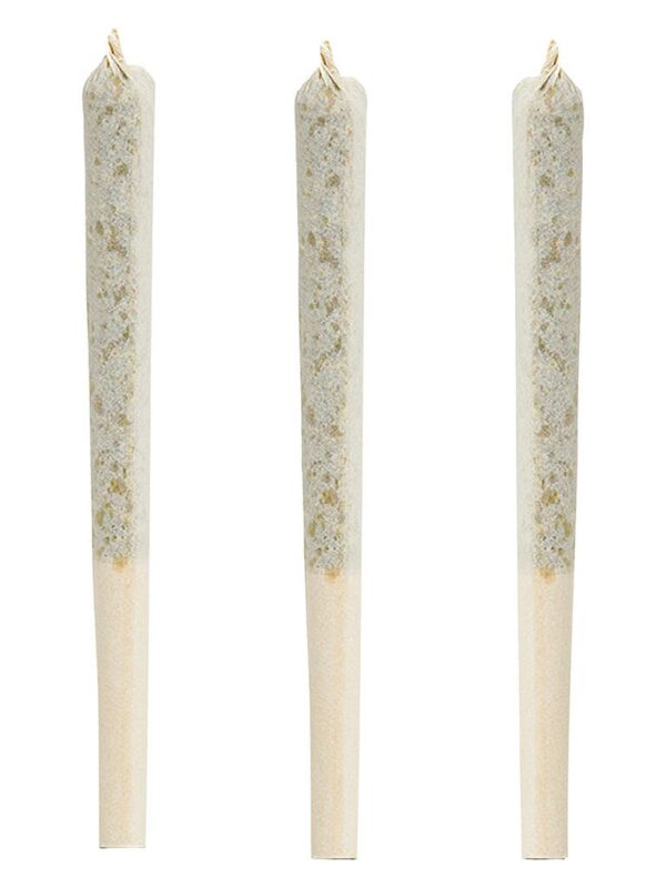 BC Organic Plumz Pre-Rolls 3 Pack premium FVOPA certified organic indica joints by Simply Bare.