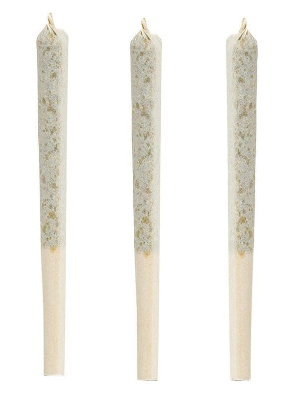 BC Organic Plumz Pre-Rolls 3 Pack premium FVOPA certified organic indica joints by Simply Bare.