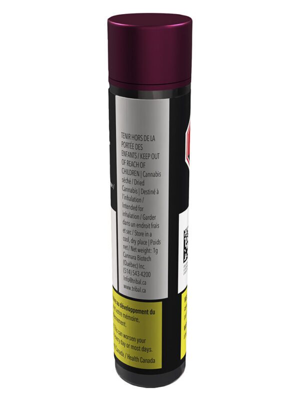 Porto Leche Ceramic Tip 1g pre-roll single by Tribal, available for local delivery from Montrose Cannabis.