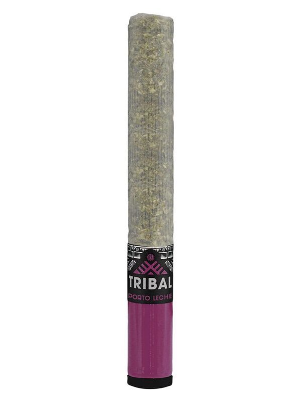 Porto Leche Ceramic Tip 1g pre-roll single by Tribal, available for local delivery from Montrose Cannabis.